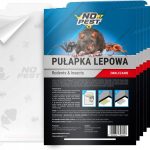 10X Silna Pułapka Lepowa Lep Klej Na Owady Myszy