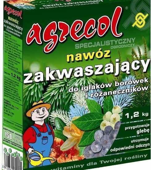 Agrecol zakwaszający nawóz do iglaków, borówek i różaneczników 1,2 KG