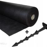 Agrowłóknina Czarna 1,6X100M 50G +100 Kołków