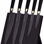 Altom Design Komplet 5 Noży Non Stick Na Czarnym Stojaku Altom