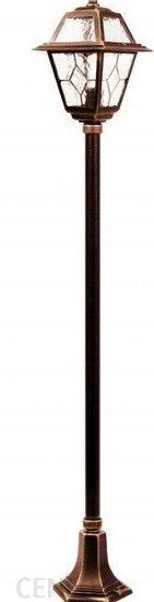 Aluminiowa Lampa Stojąca Do Ogrodu 160Cm Witraż K 5002/1 N , Miedź