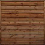 Andrewex Płot Ryflowany 1800x1800Mm Prosty Brąz
