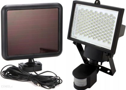 Aptel Zd45A Lampa Solarna Czujnik Ruchu Reflektor 120Led