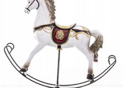 Art Pol Dekoracyjna Figurka Koń Na Biegunach 12771368386