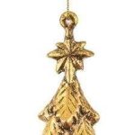 Art Pol Zawieszka Świąteczna Choinka Złoty Wys 13Cm 101299