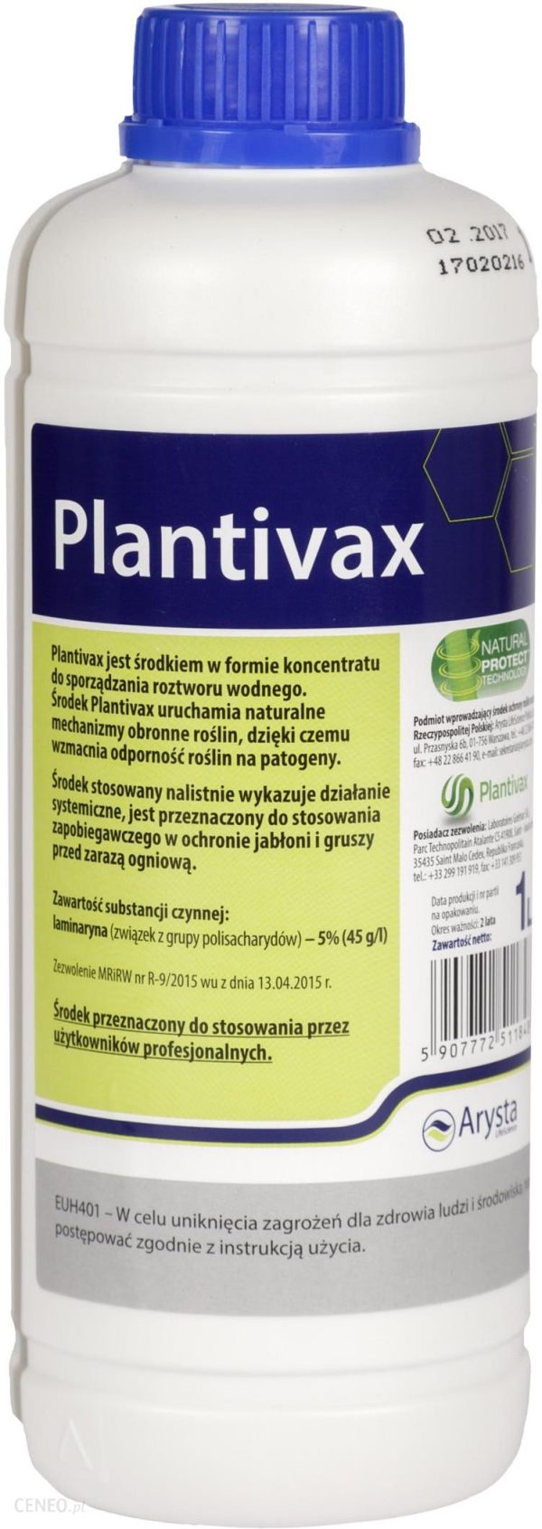 ARYSTA PLANTIVAX 5L