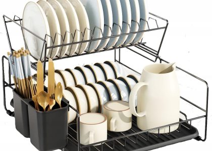 Aspeco Suszarka Do Naczyń Dwupoziomowa Ociekacz Z Tacką (Bb14984)
