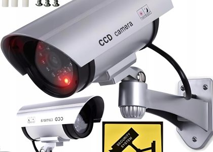 Atrapa Kamery Kamera Migająca Dioda Led Solarna (E057)