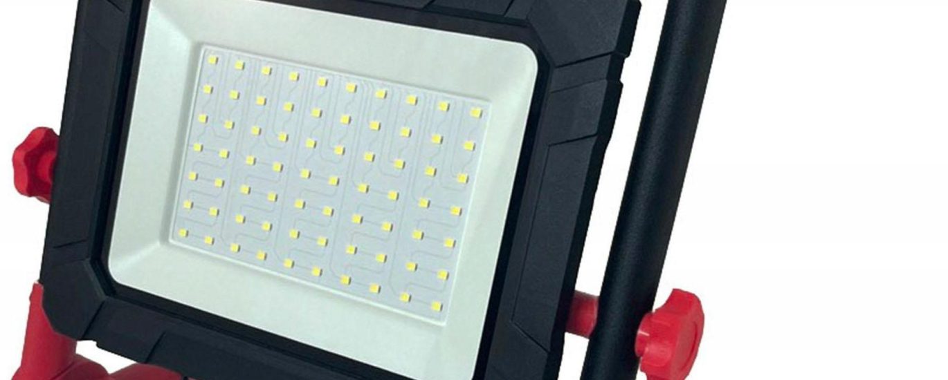 Awtools Reflektor Smd Led Przenośny 50W Składany