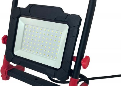 Awtools Reflektor Smd Led Przenośny 50W Składany