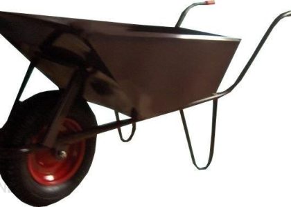 Awtools Taczka Budowlana 85L Brązowa