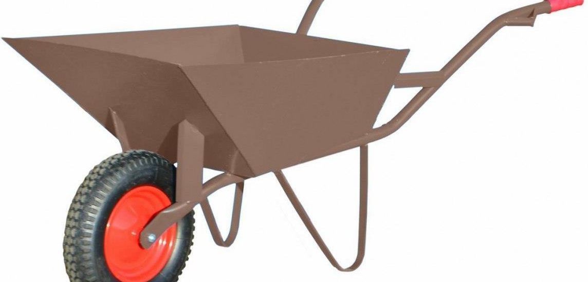 Awtools Taczka Budowlana 85L Brązowa Aw00030