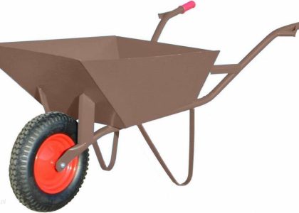 Awtools Taczka Budowlana 85L Brązowa Aw00030