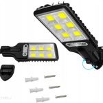 Azaris Lampa Led Solarna Z Czujnikiem Ruchu Latarnia 73Le