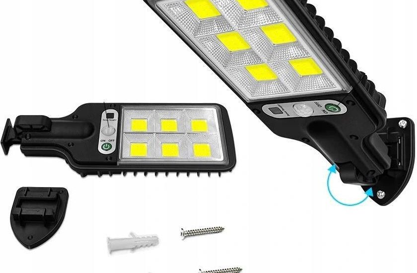 Azaris Lampa Led Solarna Z Czujnikiem Ruchu Latarnia 73Le