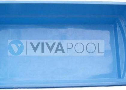 Basen kąpielowy JUMBO 8,50 x 3,70 x 1,55 duży basen przydomowy NIECKA wkład wkopywany