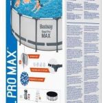 Basen Stalażowy Pro Steel Max 427X107cm 56950
