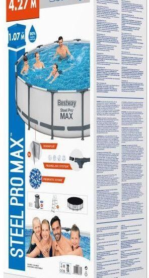Basen Stalażowy Pro Steel Max 427X107cm 56950