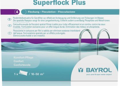 Bayrol Superflock Plus Koagulant Mętna Woda 1Kg Filtry Piaskowe