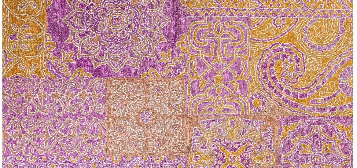 Beliani Dywan Orientalny Do Salonu Sypialni Prostokątny 140X200 Cm Wielokolorowy Avanos 331087