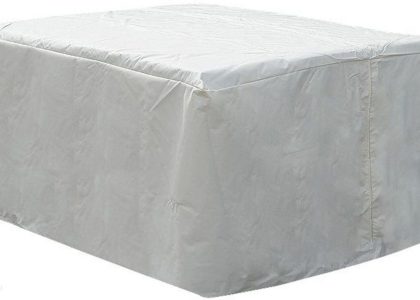 Beliani Pokrowiec na meble ogrodowe 320 x 120 x 90 cm poliester PCV przeciwdeszczowy
