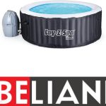 Beliani Przenosny basen z hydromasazem podgrzewana woda LAY-Z-SPA MIAMI