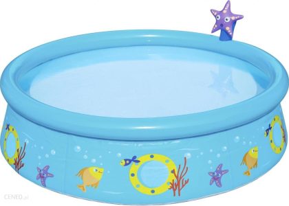 Bestway 57326 Basenik Rozporowy Z Dmuchanym Pierścieniem I Spryskiwaczem 152cmX38cm