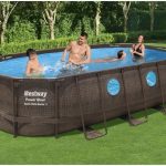 Bestway Basen Owalny Power Steel Swim Vista Series 549X274X122cm
