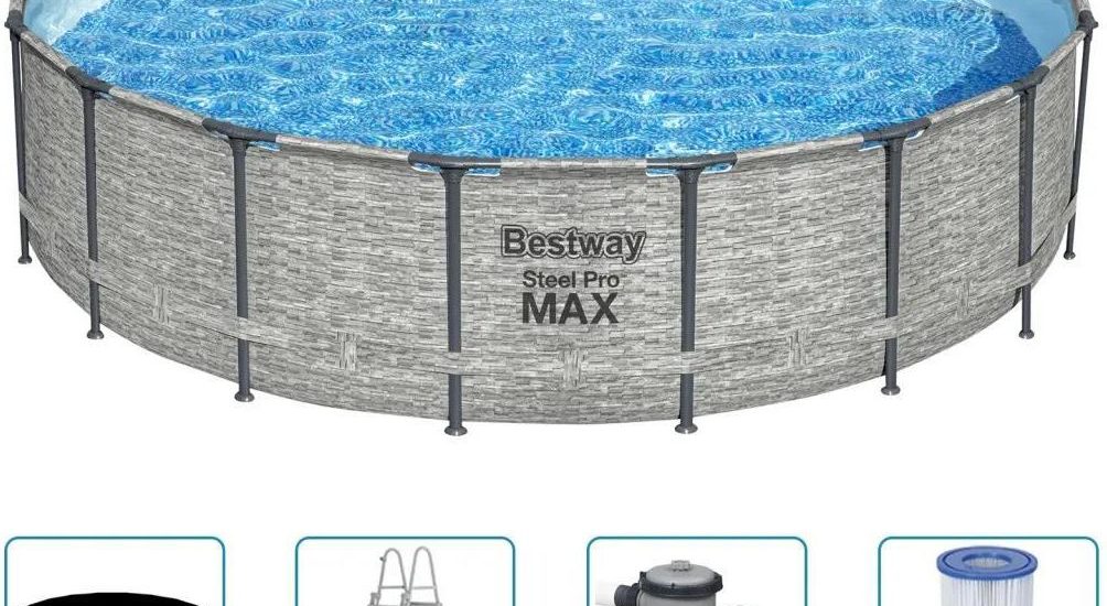 Bestway Basen Power Steel Z Akcesoriami 549X122cm (93332)