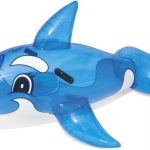 Bestway Delfin Do Pływania Z Uchwytami Transparentny 1.57mx94cm