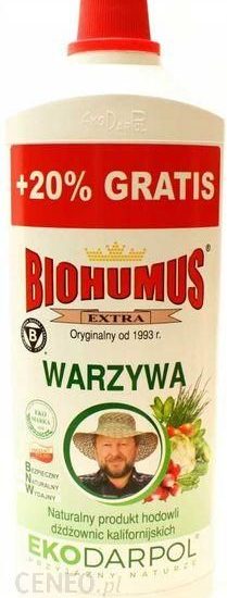 Biohumus Extra Humus Do Warzyw Nawóz Eko 1l