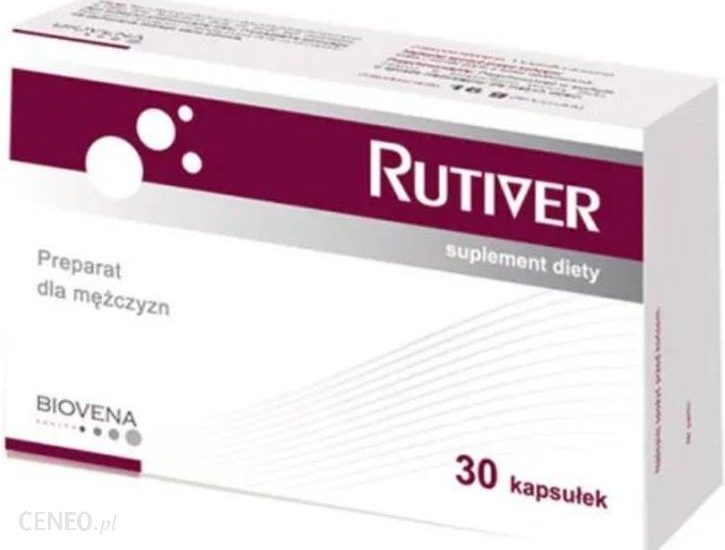 Biovena Rutiver preparat dla mężczyzn 30kaps.