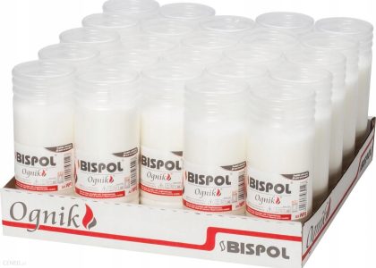 Bispol wkłady parafinowe do zniczy 3 dni 24 szt
