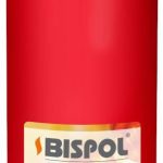 BisPol Znicz plastikowy z dekielkiem czerwony 25cm V7c