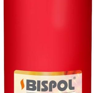 BisPol Znicz plastikowy z dekielkiem czerwony 25cm V7c