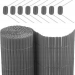 Bluegarden Mata Pvc Osłonowa Balkonowa Na Taras 120X500cm Matapvcdgreyszaraogr20054