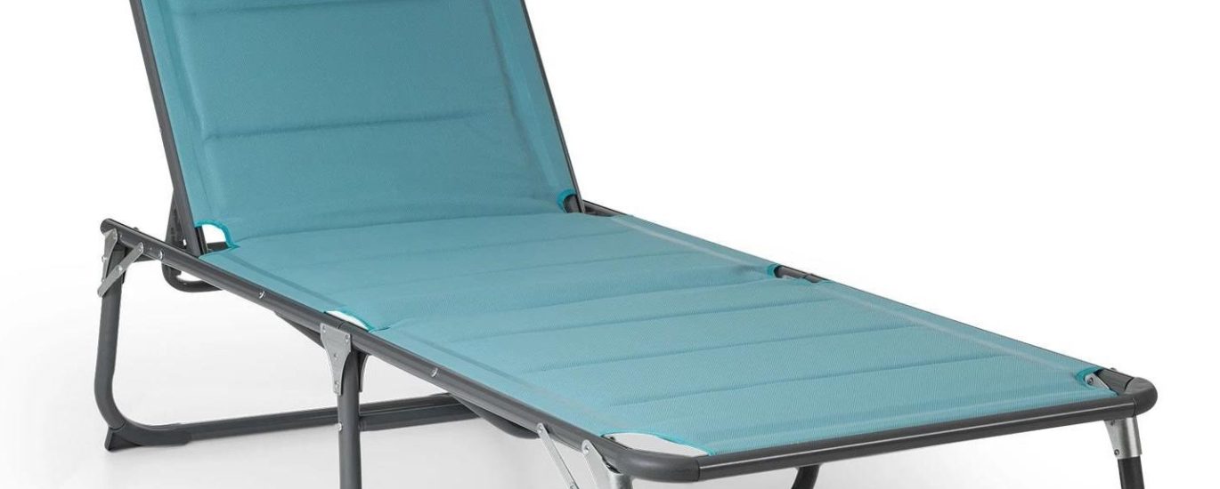 Blumfeldt Amalfi Leżak 70x37x200cm Osłona Przeciwsłoneczna 5-Stopniowy Oparcie Rura Stalowa Odporny Na Warunki Atmosferyczne