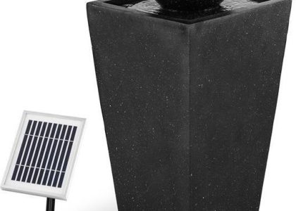 Blumfeldt Konigsbrunn Fontanna Solarna 200L H Bazaltowa