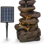 Blumfeldt Savona Fontanna Solarna 2,8W Tworzywo Polyresin Kamień