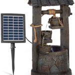 Blumfeldt Speyer, ogrodowa solarna fontanna kaskadowa, 4 poziomy, zasilanie akumulatorowe