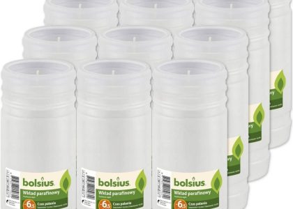 Bolsius Wkłady 6,5D 156h 12szt.
