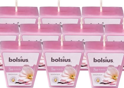 Bolsius Wosk Zapachowy Kwadratowy True Scents 14H 12Szt Magnolia