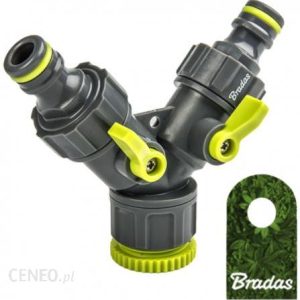 Bradas Trójnik 3 4″ 1 2″ Z 2 Zaworami Lime Line (LE02221K)