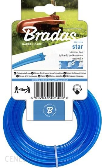 Bradas Żyłka Do Podkaszarek 2,4X15M Gwiazdka (2976)
