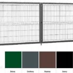 BRAMA OGRODZENIOWA PANELOWA KOLOR 1,5MX4,0M LIGHT 46144
