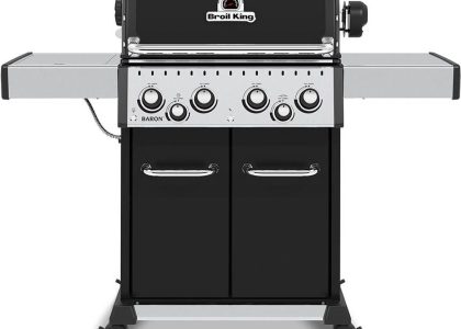 Broil King Baron 490 rożno + kuchenka boczna