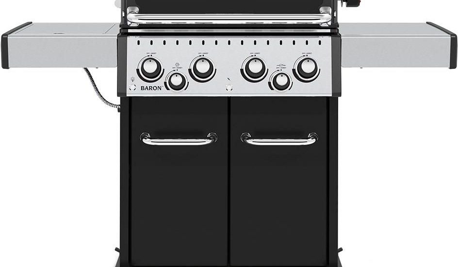Broil King Baron 490 rożno + kuchenka boczna