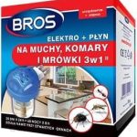Bros Elektro + Płyn 3W1 Na Muchy, Komary I Mrówki Bros Elektro Płyn 3W1