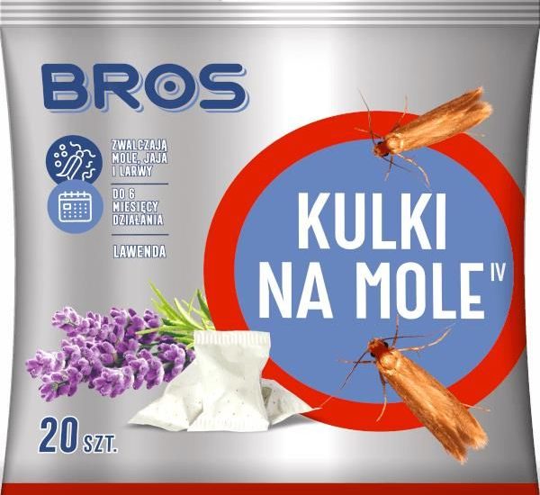 Bros – Kulki Na Mole 20Szt. Lawendowe