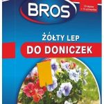 BROS lep do doniczek żółty 10szt.